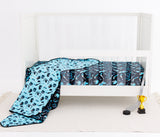 Birdie Bean Quilted Toddler Blanket - Wayne / Stanley