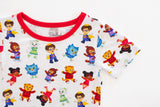 Soulbaby Short Sleeve w/ Shorts 2 Piece Snuggle Set - Daniel Tiger's Neighborhood Core Collection