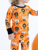 Birdie Bean Long Sleeve w/ Pants 2 Piece PJ Set - Michael (Glow in the Dark)