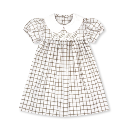 Lullaby Set Ruth Ribbon Dress - King Street Windowpane