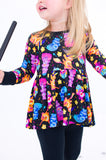 Birdie Bean Long Sleeve Peplum w/ Leggings Birdie Set - Care Bears™ Spooky Cute