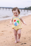 Trotter Street Kids Applique Sun Suit - Beach Ball - Let Them Be Little, A Baby & Children's Clothing Boutique