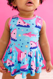 Birdie Bean Sleeveless Birdie Twirl Bodysuit - Gwen - Let Them Be Little, A Baby & Children's Clothing Boutique