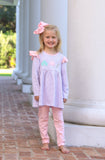 Trotter Street Kids Long Sleeve Pants Set - Princess Trio