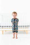 Kiki + Lulu Short Sleeve Shortie Zip Romper - Gaming Mode