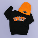 Sweet Wink Patch Sweatshirt - Spooky (Black & Orange)