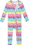 Posh Peanut Convertible One Piece - Rainbow Butterfly - Let Them Be Little, A Baby & Children's Clothing Boutique