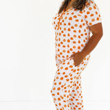 Soulbaby Women’s Short Sleeve Lounge Set - Polkadot Patch