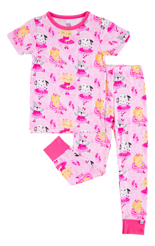 Birdie Bean Short Sleeve w/ Pants 2 Piece PJ Set - Cassie  Let Them Be  Little, A Baby & Children's Clothing Boutique