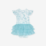 Posh Peanut Ruffled Cap Sleeve  Tulle Skirt Bodysuit - Charlotte Anne