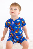 Birdie Bean Short Sleeve w/ Shorts 2 Piece PJ Set - Bruce - Let Them Be Little, A Baby & Children's Clothing Boutique