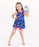 Birdie Bean Tank Peplum w/ shorts Birdie Set - Bruce - Let Them Be Little, A Baby & Children's Clothing Boutique