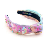 Poppyland Headband - Swirly Rainbow