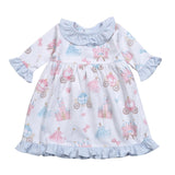 Baby Loren Printed Doll Gown - Like a Princess