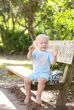 Trotter Street Kids Short Sleeve Short Romper - Baseball - Let Them Be Little, A Baby & Children's Clothing Boutique