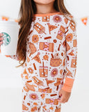 KiKi + Lulu Long Sleeve 2 Piece Set - Pumpkin Spice Latte