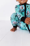 Kiki + Lulu Zip Romper w/ Convertible Foot - Ghost Rider