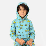 Bellabu Bear Bamboo Blended French Terry Hooded Jogger Set - Minions Banana