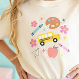 Sweet Wink Short Sleeve Shirt - Back To School Doodle