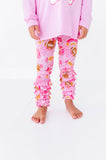 KiKi + Lulu Cha Cha Leggings and Graphic Tee Set - On Game Days We Wear Pink