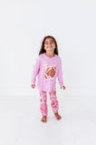 KiKi + Lulu Cha Cha Leggings and Graphic Tee Set - On Game Days We Wear Pink