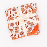 Kiki + Lulu Plush Blanket - Pumpkin Spice Latte