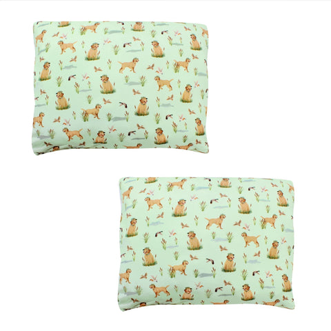 Free Birdees 2-Pack Standard Pillow Case - Duck Duck Dog