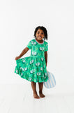 Kiki + Lulu Short Sleeve Toddler Dress - Pickleball