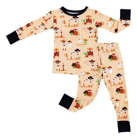 Birdie Bean Long Sleeve w/ Pants 2 Piece PJ Set - Willie (Glow in the Dark)