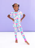 Birdie Bean Short Sleeve w/ Pants 2 Piece PJ Set - Felicity