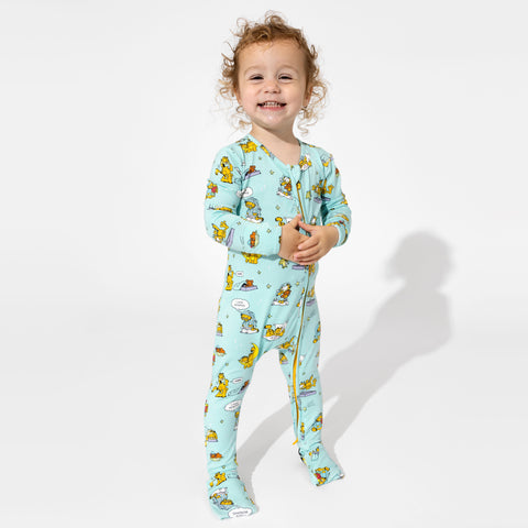 Bellabu Bear Convertible Footie - Garfield Lazy Mondays - Let Them Be Little, A Baby & Children's Clothing Boutique