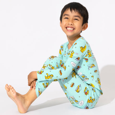 Bellabu Bear 2 piece PJ Set - Garfield Lazy Mondays - Let Them Be Little, A Baby & Children's Clothing Boutique