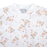 Magnolia Baby Printed Zipper Footie - A Child is Born