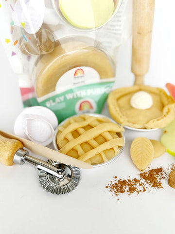 Earth Grown KidDoughs Sensory Dough Play Kit - Apple Pie (Scented)