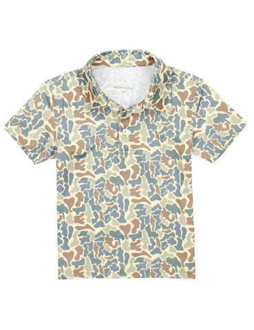 Properly Tied Inlet Polo - Field Camo