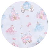 Baby Loren Printed Ruffled Zipper Footie - Like a Princess