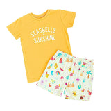 KiKi + Lulu Short Sleeve Graphic Tee and Shorts Set - Beaches 'n Dreams - Let Them Be Little, A Baby & Children's Clothing Boutique