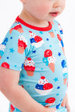 Birdie Bean Short Sleeve w/ Shorts 2 Piece PJ Set - Carter - Let Them Be Little, A Baby & Children's Clothing Boutique