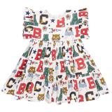 Pink Chicken Kit Dress - Varsity Letters