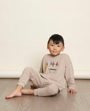 Greige Bamboo Fleece Sweatshirt - Almond Crayons - Let Them Be Little, A Baby & Children's Clothing Boutique