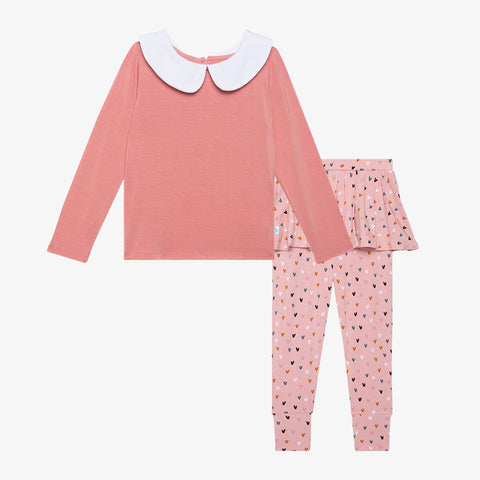 Posh Peanut Long Sleeve Basic Pajama - Holly – Bloom Kids Collection