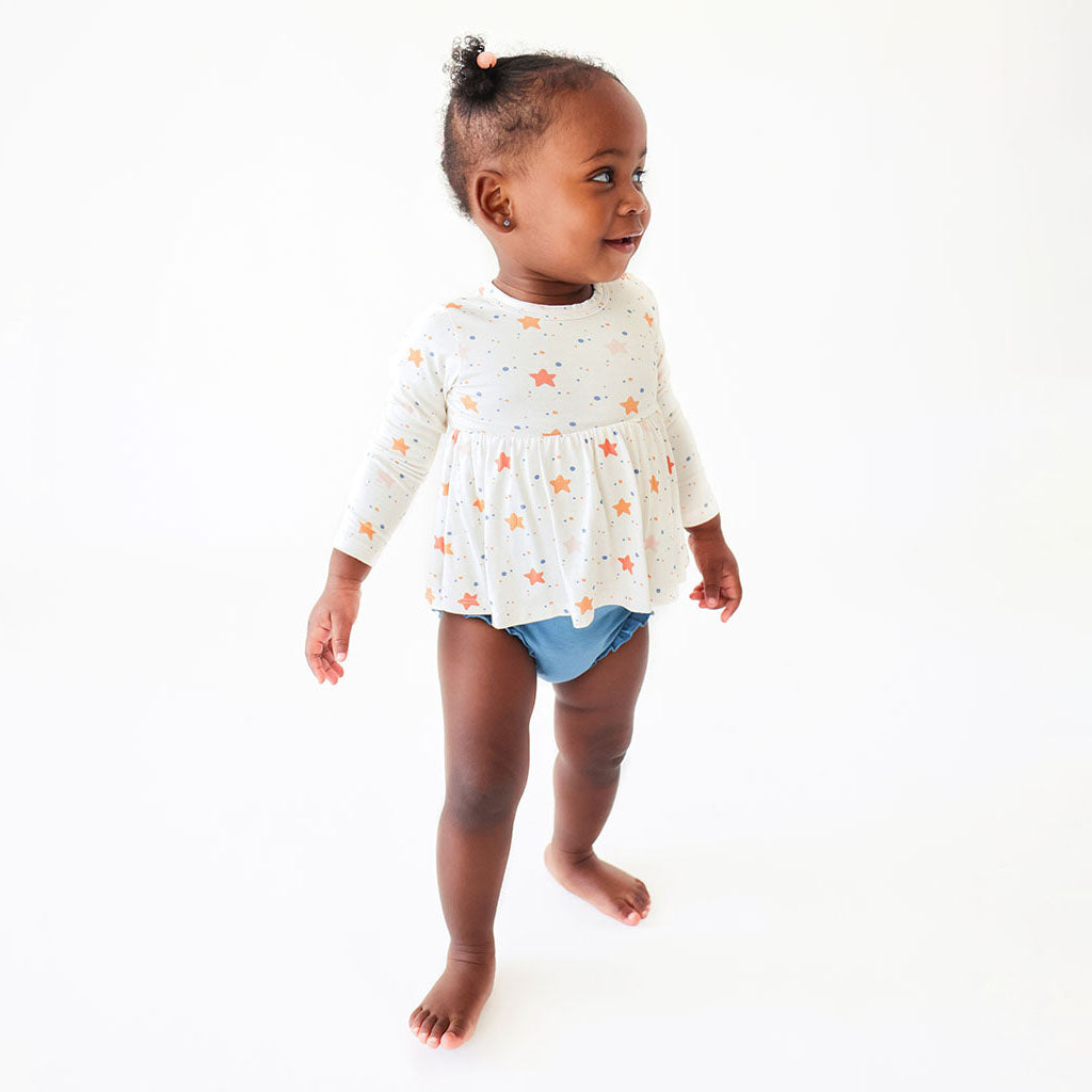 Selling Posh Peanut Peplum/Bummies Erin 2T