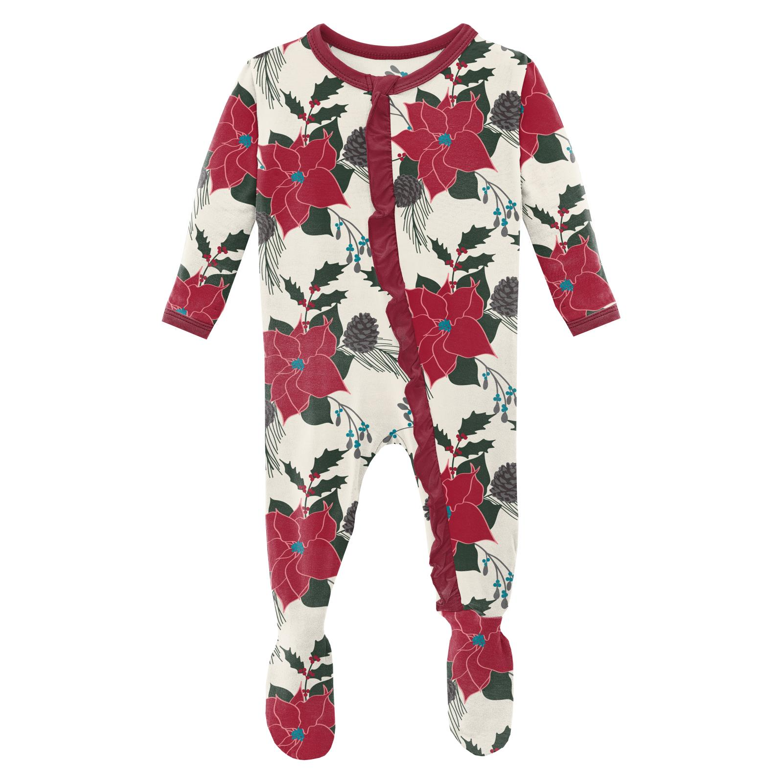 Kickee Pants Zippered Footie 9-12 Month Bundle - Girls one-pieces