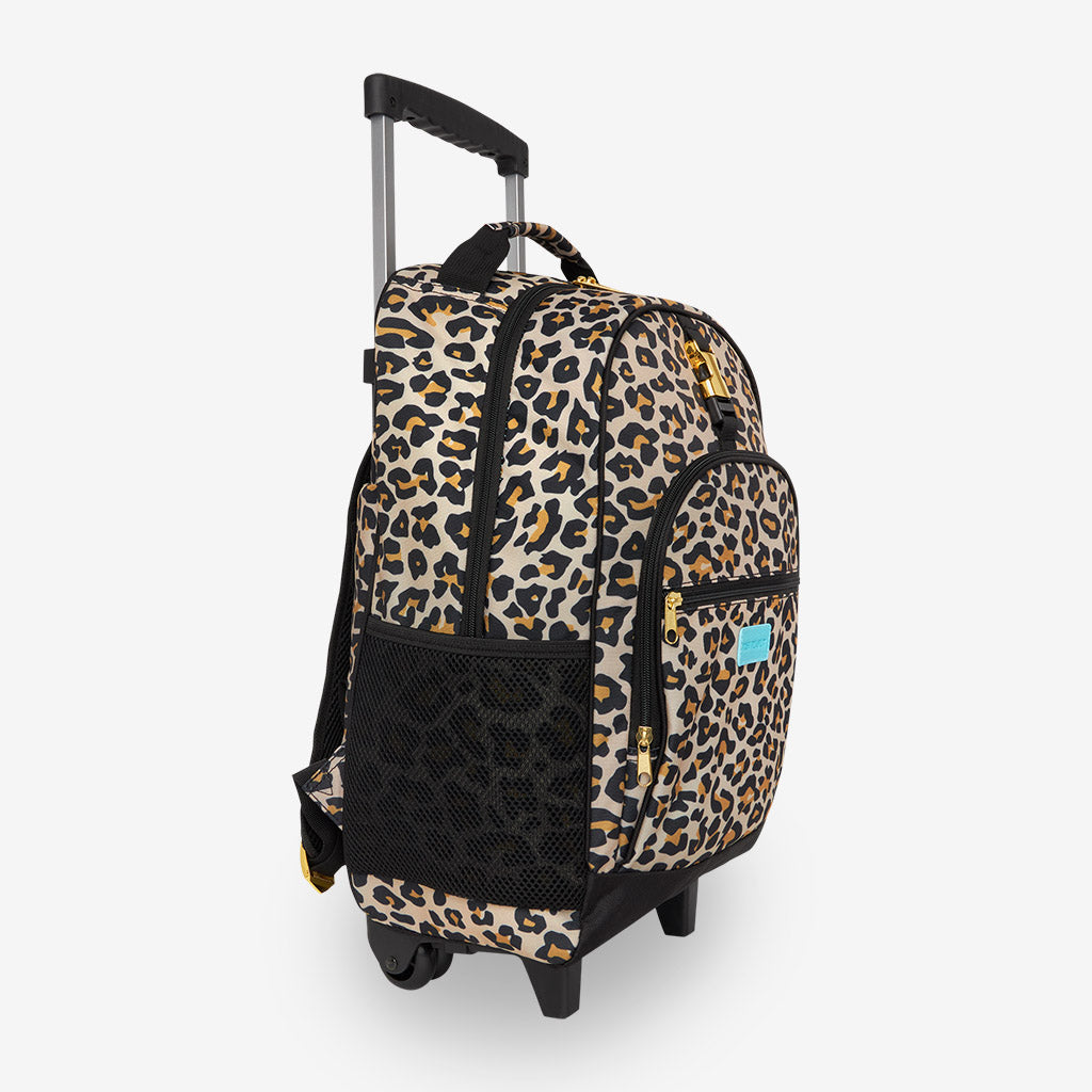 Posh shops peanut lana leopard backpack