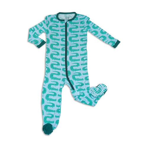 Silkberry Baby Bamboo Footed Sleeper > Solid Colours – Kids Clothing Cottage